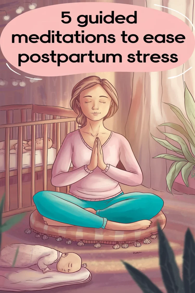 Image for: 5 Guided Meditations to Ease Postpartum Stress